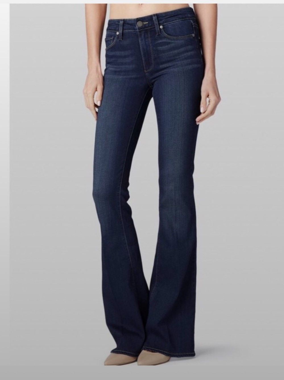 PAIGE High Rise Bell Canyon Jeans Size 28 Bohemian